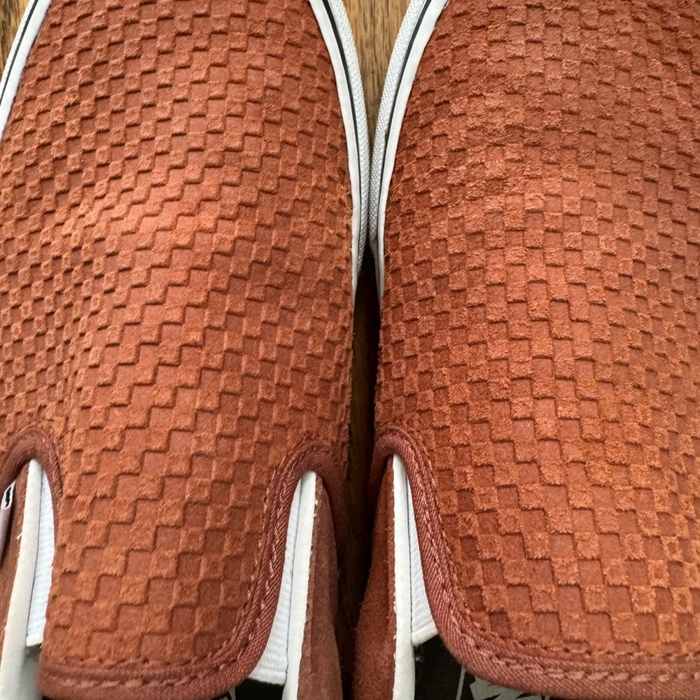 Vans Women's Slip-On Sneakers in Rust Brown - Picture 7 of 7